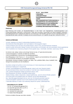 CNC Kennzeichnungswerkzeug Universal RU-142