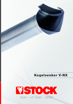 Stock Kegelsenker V-NX