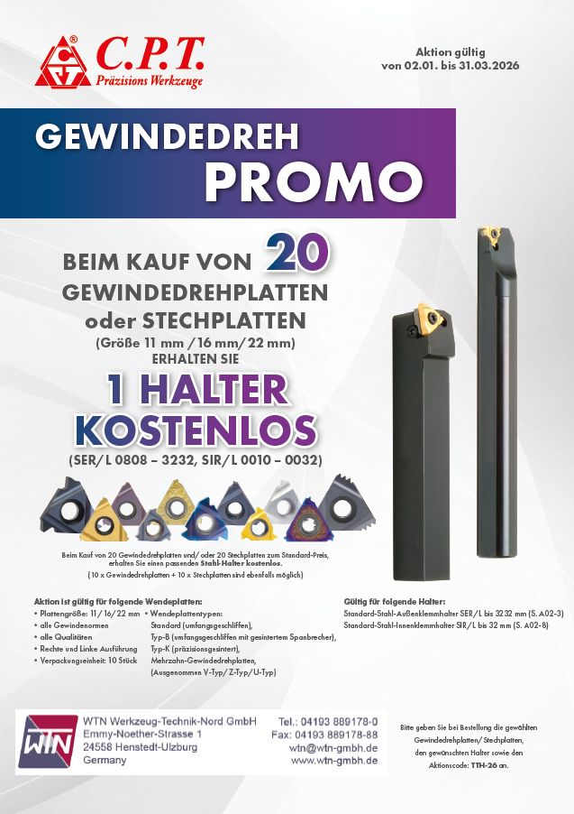 CPT Aktion Gewindedrehen 2026